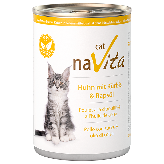 Huhn mit Kürbis & Rapsöl 400g